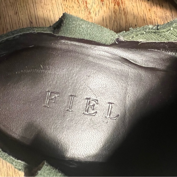 Sundance Catalog Fiel Beatrice Slides Mule Clog Bootie Olive Green Size 10 - Picture 13 of 15